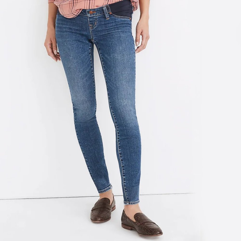 NWT Madewell Maternity Side Panel Skinny Jeans Size 26